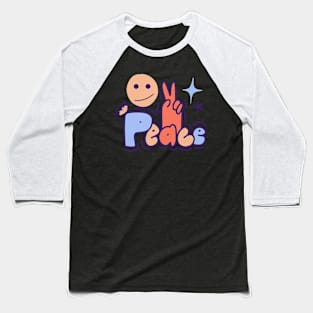 Peace! Baseball T-Shirt